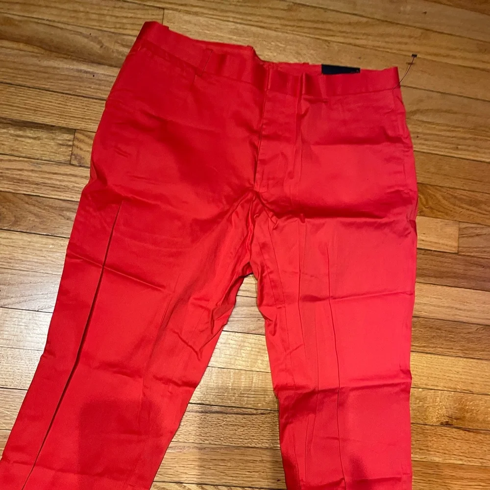 Colorful Milan FLAT FRONT SITS BELOW WAIST SLIM Fit STRAIGHT LEG bright coastal